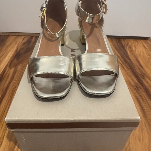 Marni, 38.5, Silver + Gold Sandal - Picture 5 of 8